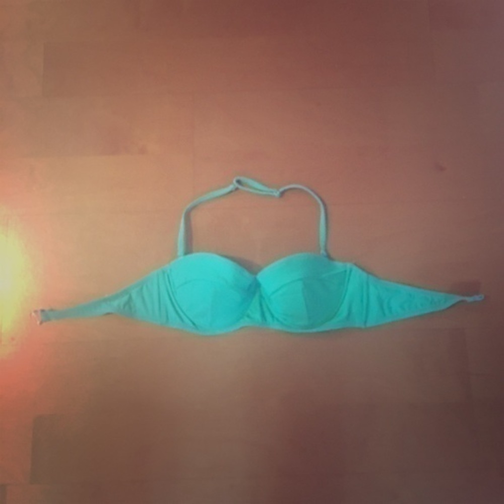 Alloy Bathing Suit top turquoise green Medium